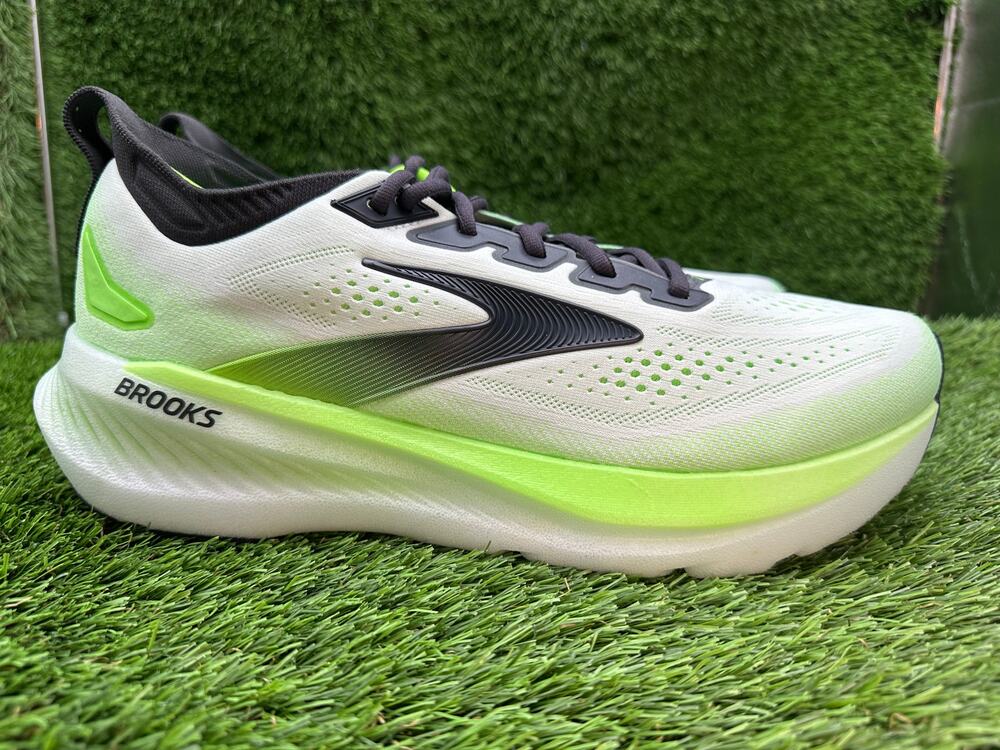 Brooks Glycerin 23 1104761D154 Athletic Sneaker Men's 11D White Knit Running Gym